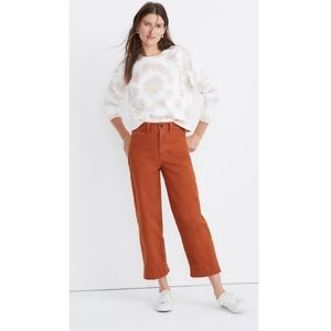 Madewell Slim Emmett Wide Leg Crop Pants